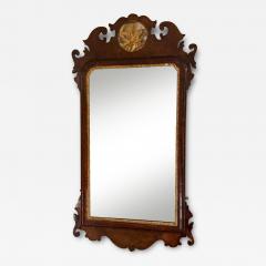 George II Walnut Parcel Gilt Wall Mirror - 3775342