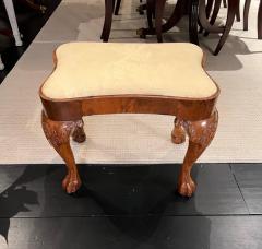 George II Walnut Stool Property of Nelson A Rockefeller John D R  - 2895232