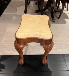 George II Walnut Stool Property of Nelson A Rockefeller John D R  - 2895237