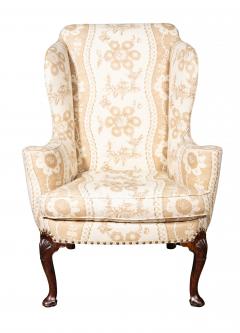 George II Walnut Wing Chair - 4706586