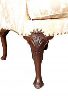 George II Walnut Wing Chair - 4706596