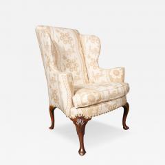 George II Walnut Wing Chair - 4707960