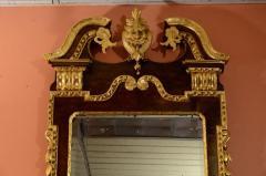 George II Walnut and Gilt Scroll Top Mirror - 2118413