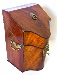 George III 18th C Mahogany Letter Box - 2725325