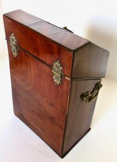 George III 18th C Mahogany Letter Box - 2725326