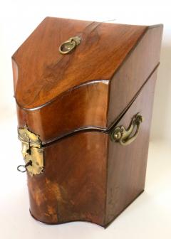 George III 18th C Mahogany Letter Box - 2725328