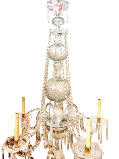 George III Anglo Irish Cut Crystal Chandelier - 4789116