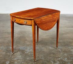 George III Bees Wing Satinwood Pembroke Table - 4598643