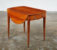George III Bees Wing Satinwood Pembroke Table - 4598645