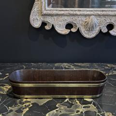 George III Brass Bound Mahogany Library Trough - 4625237