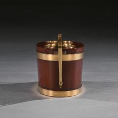 George III Brass Bound Mahogany Oval Table Wine Cooler - 4599409