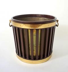 George III Brass Bound Pierced Mahogany Bucket circa 1790 - 4269562