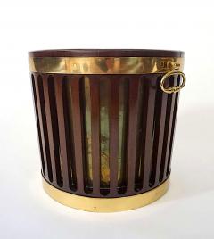 George III Brass Bound Pierced Mahogany Bucket circa 1790 - 4269571