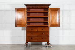 George III English Mahogany Linen Press - 4123853