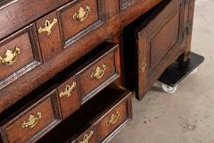 George III English Oak Dresser Base - 3892849