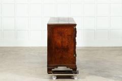 George III English Oak Mahogany Dresser Base Chest Drawers - 3610706