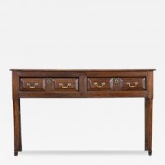 George III English Vernacular Oak Dresser Base - 4329193