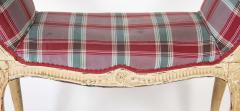 George III French Hepplewhite Painted Window Bench - 4723615