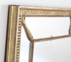 George III Giltwood Segmented and Beaded Rectangular Mirror - 4290152