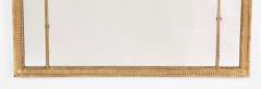 George III Giltwood Segmented and Beaded Rectangular Mirror - 4290163