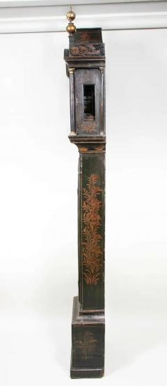 George III Green Japanned Tall Case Clock - 4128858