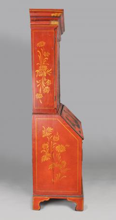 George III Japanned Bureau Bookcase - 2243028