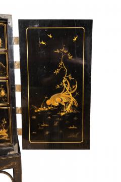 George III Japanned Cabinet On Stand - 4243356