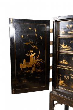 George III Japanned Cabinet On Stand - 4243358