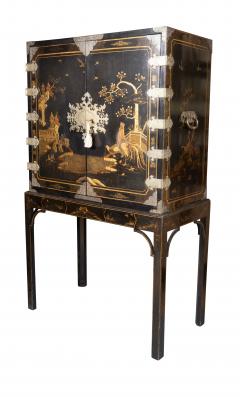 George III Japanned Cabinet On Stand - 4243381