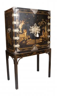 George III Japanned Cabinet On Stand - 4243407