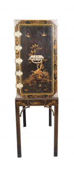 George III Japanned Cabinet On Stand - 4243411