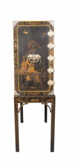 George III Japanned Cabinet On Stand - 4243414