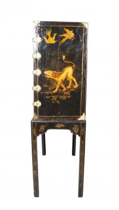 George III Japanned Cabinet On Stand - 4506480