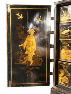 George III Japanned Cabinet On Stand - 4506535