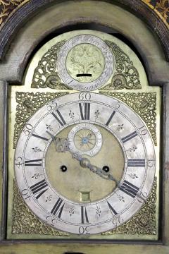 George III Japanned Tall Case Clock By William Harvey - 1736226