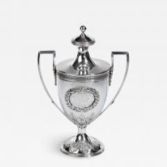 George III Lloyds Patriotic Fund silver and silver gilt vase and cover - 1527103