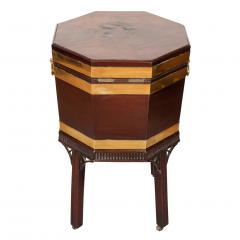George III Mahogany And Brass Bound Cellarette - 3786149