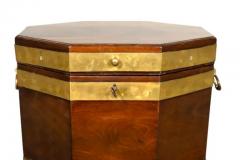 George III Mahogany And Brass Bound Cellarette - 4144832