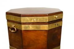 George III Mahogany And Brass Bound Cellarette - 4144834