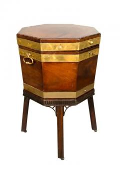 George III Mahogany And Brass Bound Cellarette - 4144837