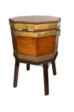 George III Mahogany And Brass Bound Cellarette - 4144855