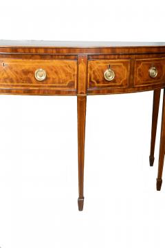 George III Mahogany And Tulipwood Banded Serving Table - 4474379