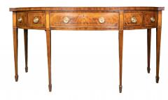 George III Mahogany And Tulipwood Banded Serving Table - 4474389