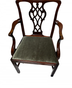 George III Mahogany Armchair - 2768655