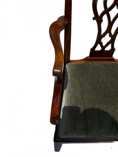 George III Mahogany Armchair - 2768687