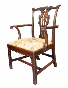 George III Mahogany Armchair - 4243417