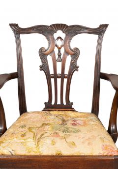 George III Mahogany Armchair - 4243489