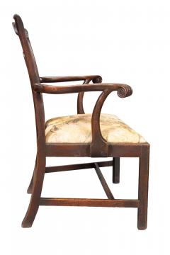 George III Mahogany Armchair - 4243491