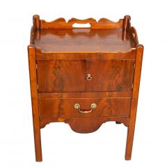 George III Mahogany Bedside Cabinet - 3740822
