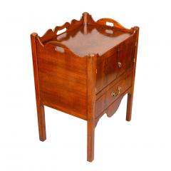 George III Mahogany Bedside Cabinet - 3740823